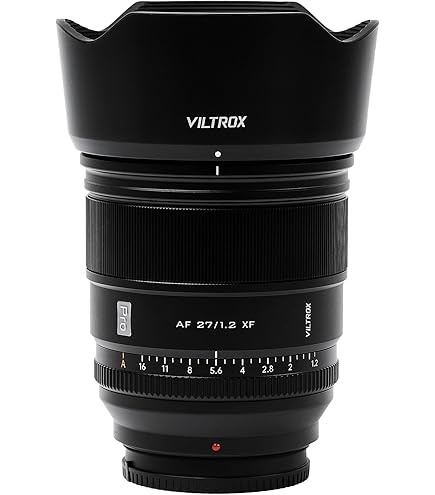 Amazon.com : VILTROX PRO 27mm F1.2 XF Fuji for Fujifilm x Mount