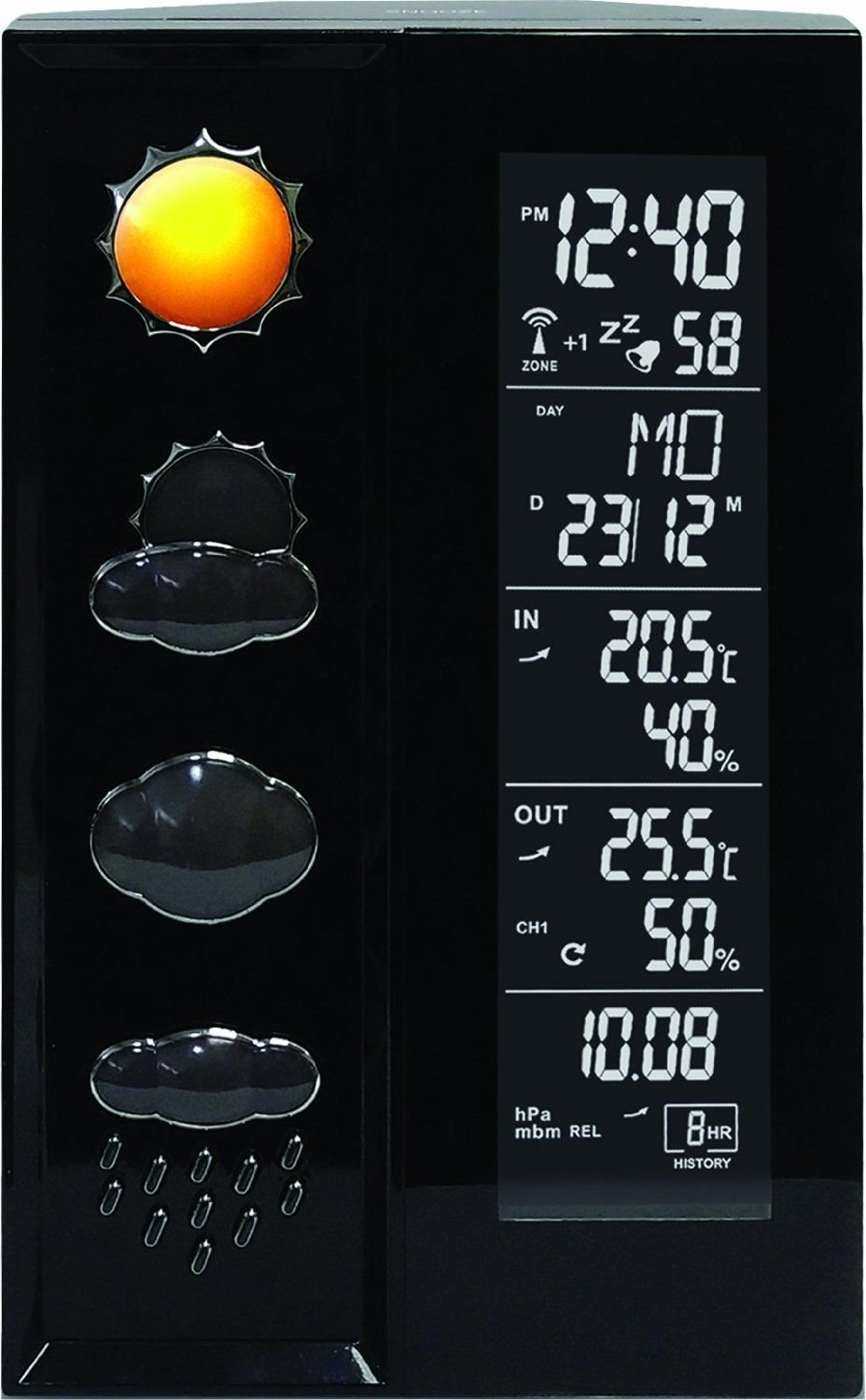 Technoline WS 6650 Weather Station - Black — image 1