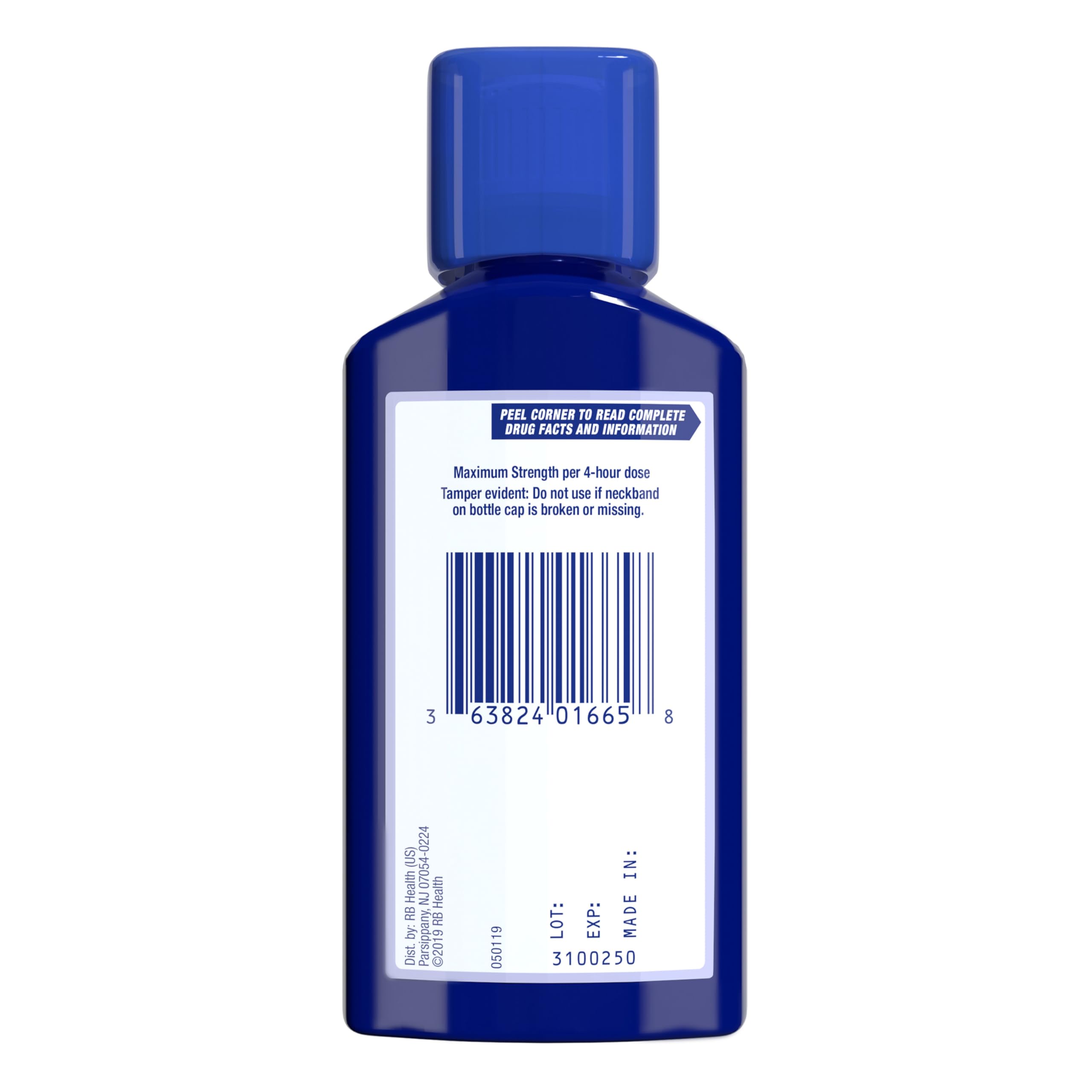Mucinex Severe Congestion & Pain Relief, Sinus-Max Max Strength, 6oz Clears Sinus & Nasal Congestion, Relieves Headache & Fever, Thins & Loosens Mucus