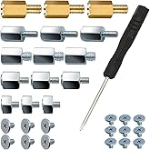 PCIe NVMe M.2 SSD Mounting Screws Kit for Asus Gigabyte ASRock Msi Motherboards, 30pcs