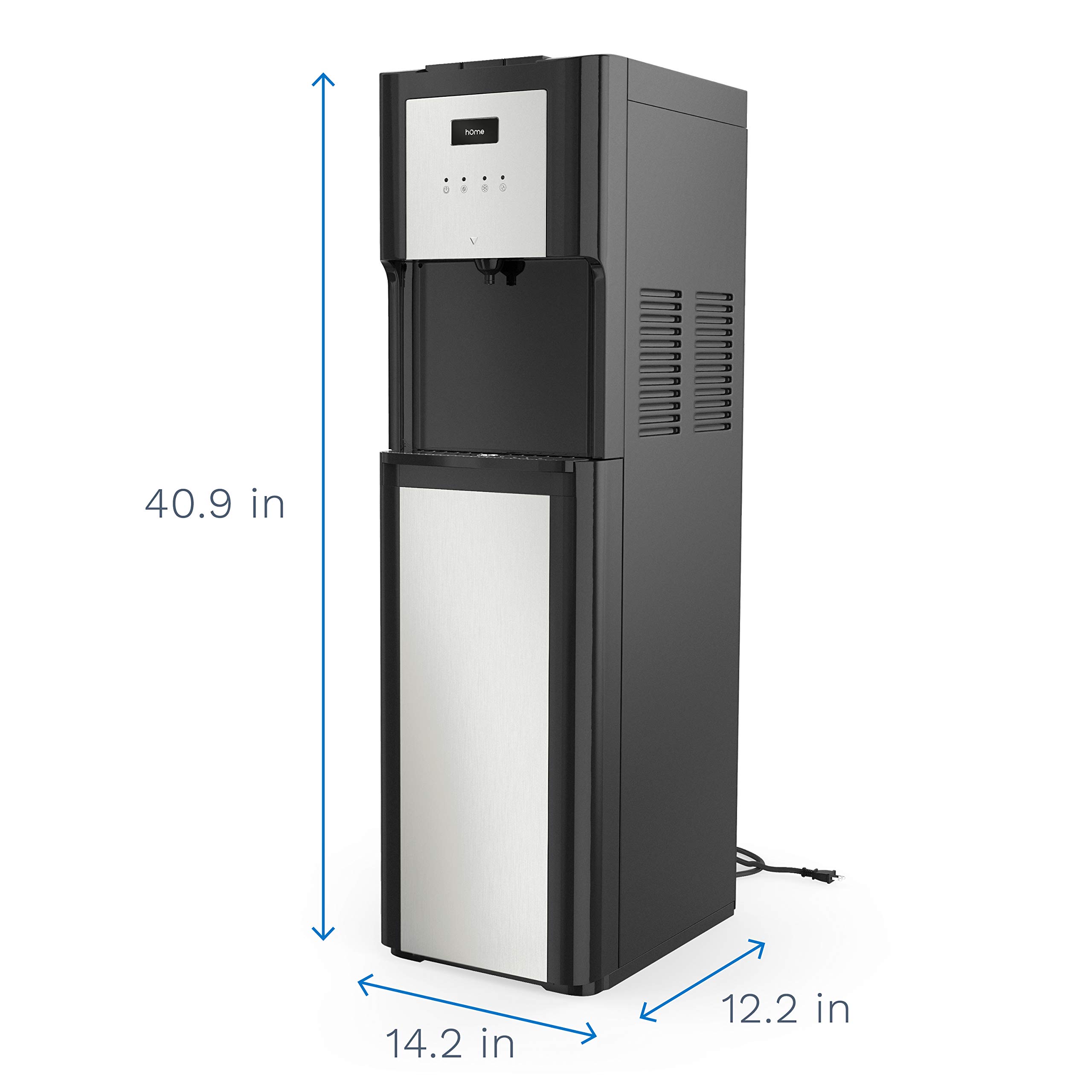 hOmeLabs Bottom Loading Water Dispenser for 3 or 5 Gallon Bottle with