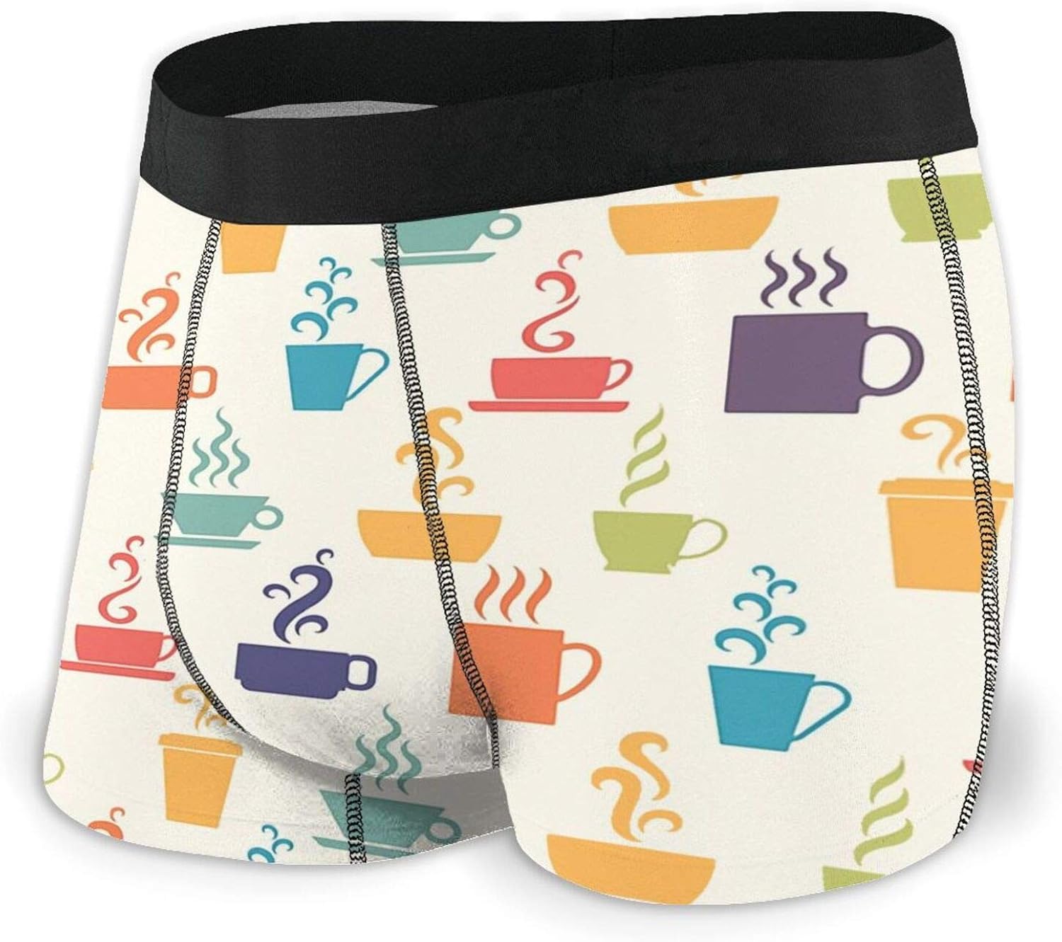 Kimisoy Coffee and Hot Chocolate Steam Underwear for Men Comfortable