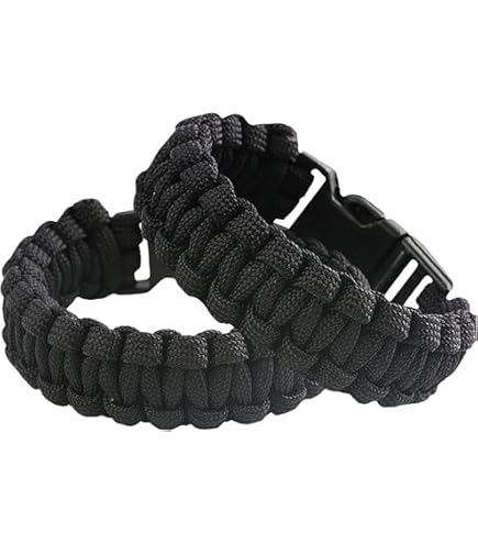 Bracciale Di Sopravvivenza Everbilt In Paracord Rosa Mimetico - 7 Piedi Di Corda, Unisex 9 Pollici