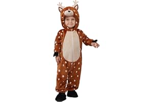 Spooktacular Creations Halloween Baby Animal Costume, Toddler Hooded Jumpsuit for Baby Halloween Dress Up Costume Party