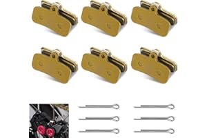 SHIQINHA Brake Pads Front and Rear Compatible with Surron Light Bee X and S Talaria Sting MX3 MX4 XXX Segway X260 X160 Electric Dirt Bike Sur-Ron LBX LBS Dirt E-Bike Parts - 6 Packs