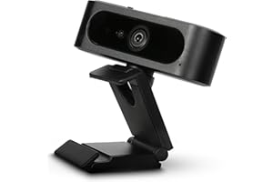 Targus Full HD 1080p Webcam with IR Facial Recognition, Windows Hello Compatible, Dual Stereo Microphones, Spy Guard Privacy 