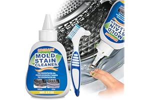 Mold Stain Cleaner Gel, 8 Fl Oz Household Washing Machine Cleaner for Front Loader Seal, Heavy Duty Stain Cleaner for Refrige