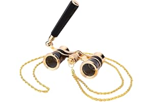 Mini Opera Glasses with Adjustable Handle and Chain, Compact Portable Binoculars for Theater, Ballet, Concerts, Musicals & Li