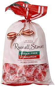 Russell Stover Sugar Free Cinnamon Hard Candies (Pack of 2) 12 oz Bags
