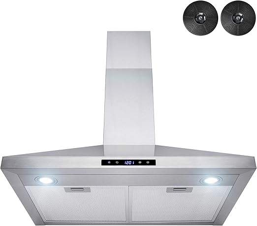 Amazon Com Akdy Wall Mount Range Hood 30 Stainless Steel Hood