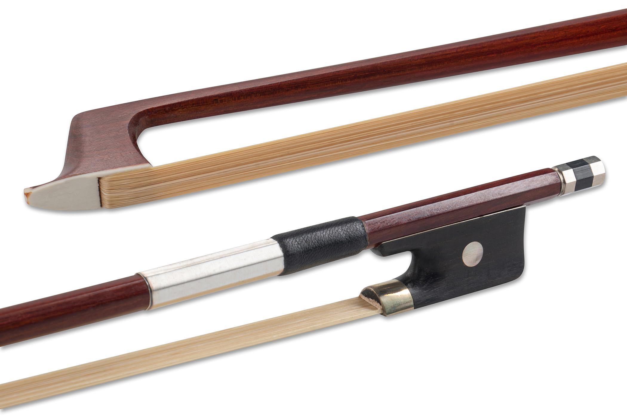 GEWA Pure Viola Bow 1/2 - Natural Hair - Round Stick - Hardwood Frog