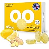 Lemon Ginger Candy for Nausea by LoveNoobs™, Best for Pregnancy Nausea, Lemon Ginger Candy Drops, Sugar-Free, B6