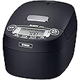 TIGER JPV-A100 Pressure IH jar rice cooker freshly cooked earthenware heat storage 5.5 cups coat pot 100V Only Japan Import (Black)