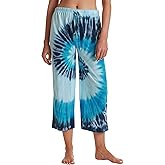 Just Love Women Tie Dye Pajama Capri Pants