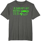Sudo Apt-Get Install Coffee Linux Programmer T-Shirt