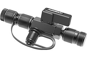 NAVAC NVR2 Valve Core Removal Tool - HVAC Tool for Fast Recovery and Evacuation - Includes 2 Sizes (1/4″ and 5/16″) Flare Fittings in 1 Tool - R-410A Vacuum Rated to 20 Microns - Durable Metal Handle