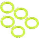 FSQLB 0.080" Pre-Cut Twisted String Trimmer Line for Greenworks Cordless String Weed Trimmers