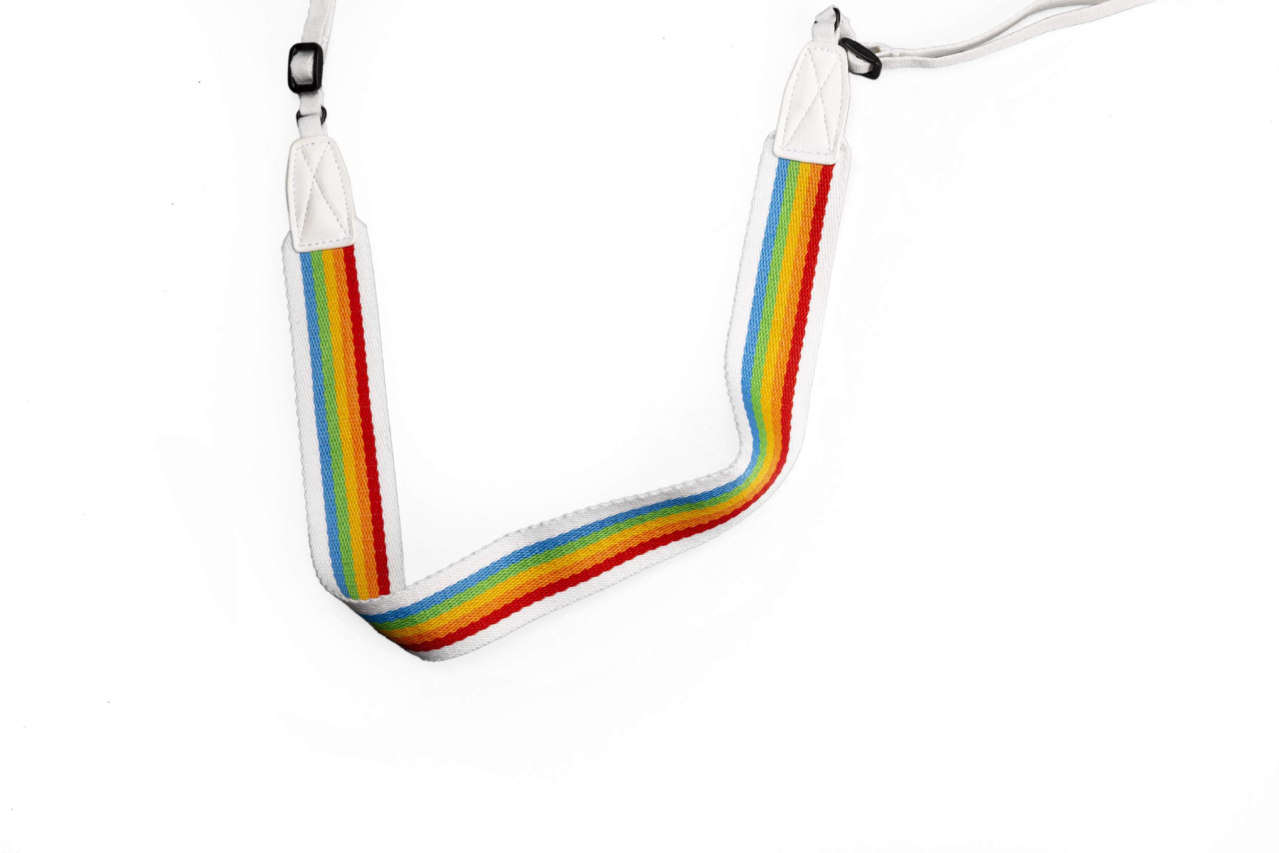 Polaroid Camera Strap Flat – Rainbow grey