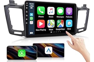 FORTDOWS Car Radio for Toyota RAV4 2013-2018: 4+64G 5G WiFi Touch Screen 10.1 Inches with Carplay/Android Auto 1280 * 800 Android 13 Bluetooth WiFi GPS Navigation USB FM DSP Backup Camera