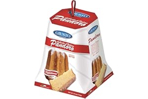 Giusto Sapore Italian Pandoro Premium Gourmet Bread 26.4oz. - Traditional Dessert - Imported from Italy and Family Owned