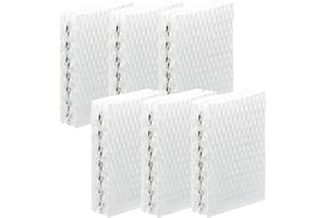 PWEOW WF813 Humidifier Filter Compatible with Equate EQWF813, EQ-2119-UL, Relion RCM-832N RCM832, ProCare PCWF813, PCCM-832N, Cool Mist Humidifier Replacement Wick Filter 6 Pack