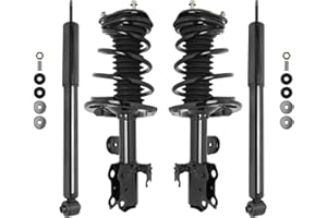 Unity Automotive 4-11803-259050-001 Front and Rear Replacement Complete Strut Assembly Shock Kit Fits 2011-2016 Scion TC