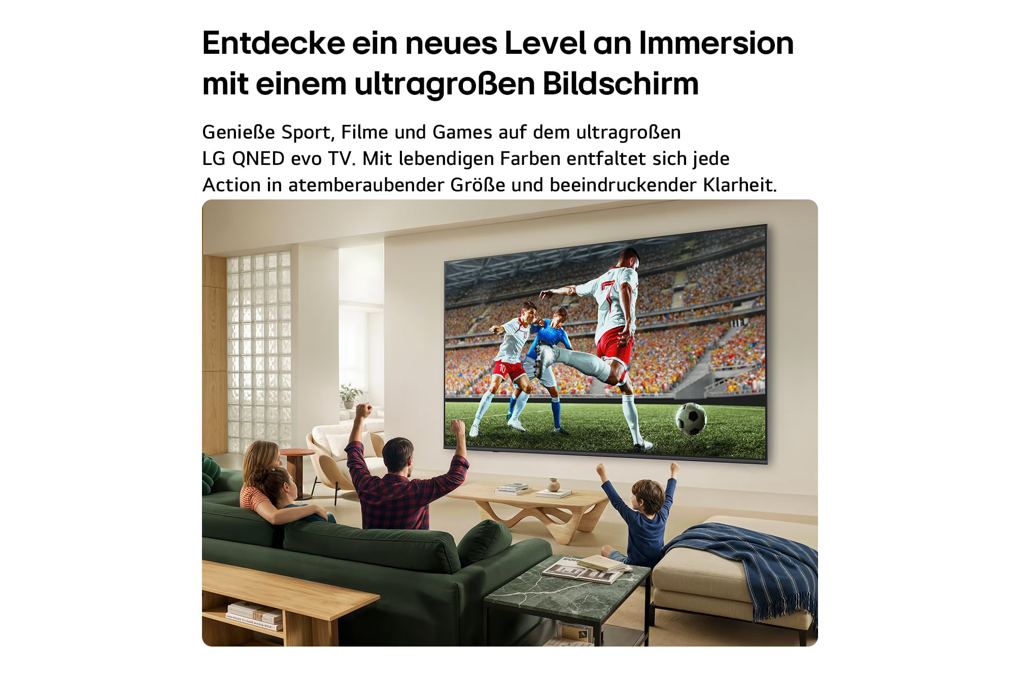LG 75QNED83B6A TV 75 Zoll (190 cm) 4K QNED evo Mini LED AI TV (α8 Gen3 4K AI Prozessor, webOS 26, 120Hz (VRR bis zu 144Hz)) [Modelljahr 2026] [Energieklasse F] 2