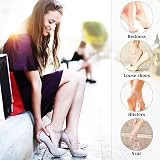 Sibba 2 Pair Self-Adhesive Heel Grips Pads Cushions for Shoes Boots view 7