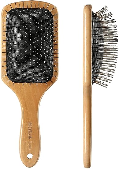 Buy Rozia Pro Hair Brush Paddle Detangler Brush With Metal