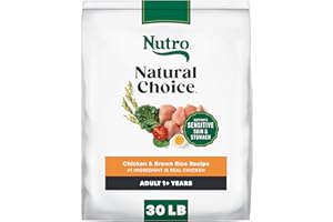 Nutro Natural Choice Chicken & Brown Rice Adult Dry Dog Food Recipe, 30 lb. Bag
