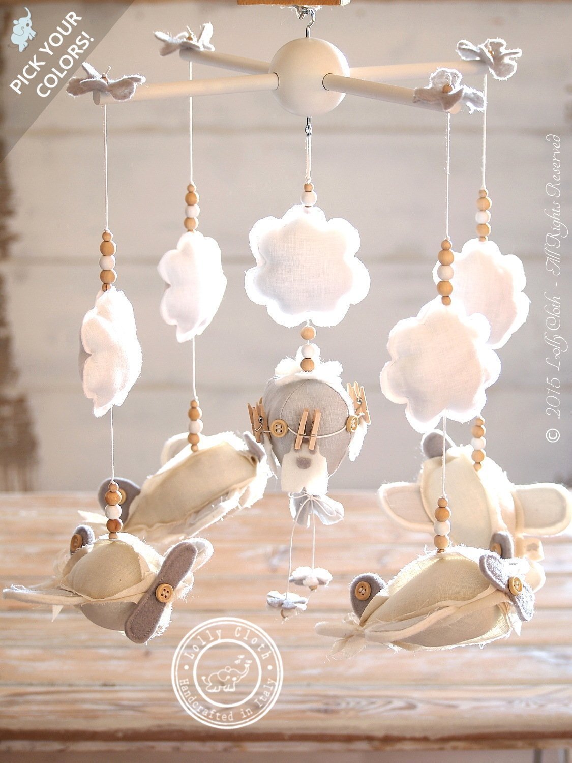 airplane baby mobile