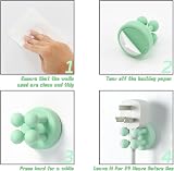 Zayin Silicone Toothbrush Holders 6 Pcs Wall Hook Self Adhesive view 5