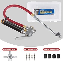 WYNNsky Bayonet-Style Tire Inflator with Pressure