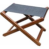 Amazon Com Urban Shop Leather Sling Stool Brown Furniture Decor