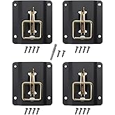 Forccord 4pcs Tie Down Anchors Plates for 2015-2023 2024 2025 2026 Ford F150 F250 F350 & Raptor Replacement of FL3Z-99000A64-B FL3Z-9928408-AB Accessories