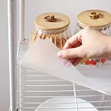 SONGMICS Bathroom Shelf Metal Storage Rack 5 Tiers 100 kg White Translucent view 7