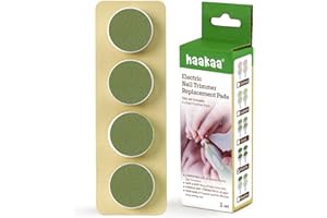 haakaa Electric Nail Trimmer Replacement Pads Baby Nail Trimmer Heads Compatible with All haakaa Nail Trimmers, Suitable for 12+Months, Matcha