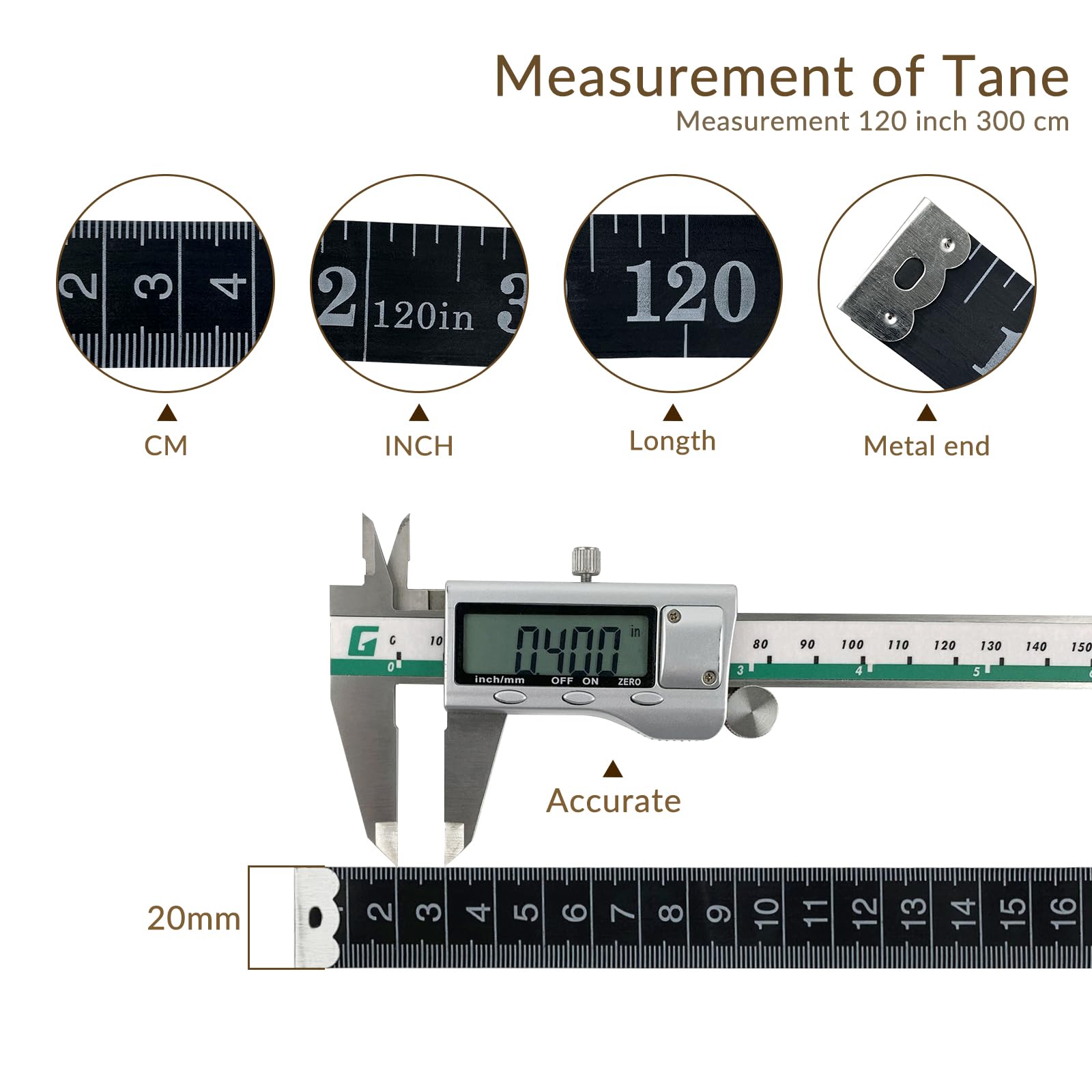 GDMINLO 2 Pack Sewing Tape Measure120Inch/300cmDouble-Scale Soft Tape Measuring Body Weight Loss Medical Body Measurement Sewing Tailor Cloth Ruler Dressmaker Flexible Ruler Tape Measure (Black)