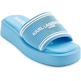 KARL LAGERFELD womens Ohare Platform Sandal With Logo