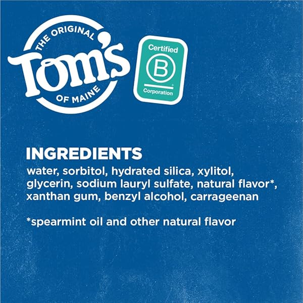 TOM’S OF MAINE FLUORIDE-FREE ANTIPLAQUE & WHITENING NATURAL TOOTHPASTE, 5.5 OUNCE (PACK OF 2) – PACKAGING MAY VARY