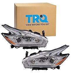 TRQ Headlight Assembly Set Headlights Driver
