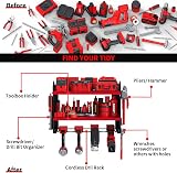 Bomclap Wall Mounted Heavy Duty 4 Slot Power Impact Drill Tool Rack Screwdriver view 4