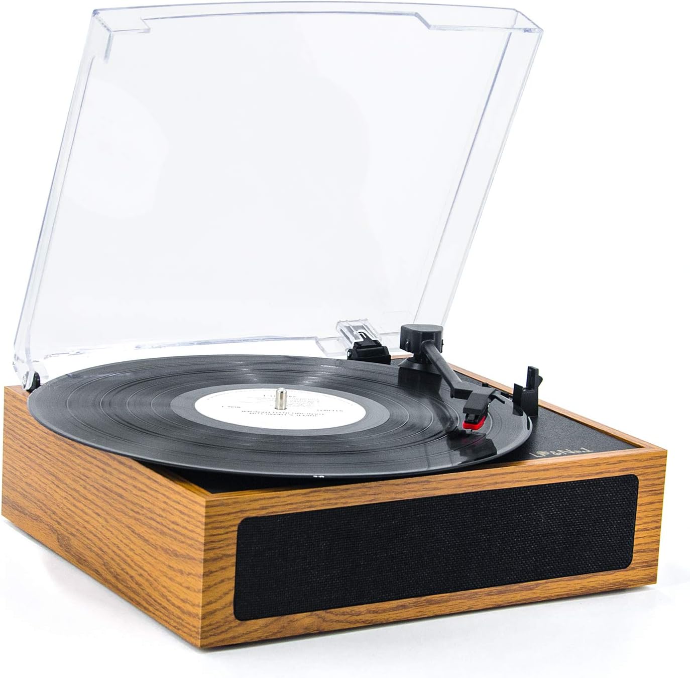 Record Player (Yellow Brown with Bluetooth) Amazon.co.uk HiFi & Speakers