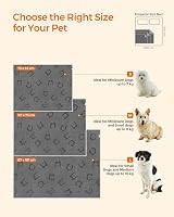 Feandrea Waterproof Dog Blanket Sherpa Fleece 127x101 cm Grey view 7