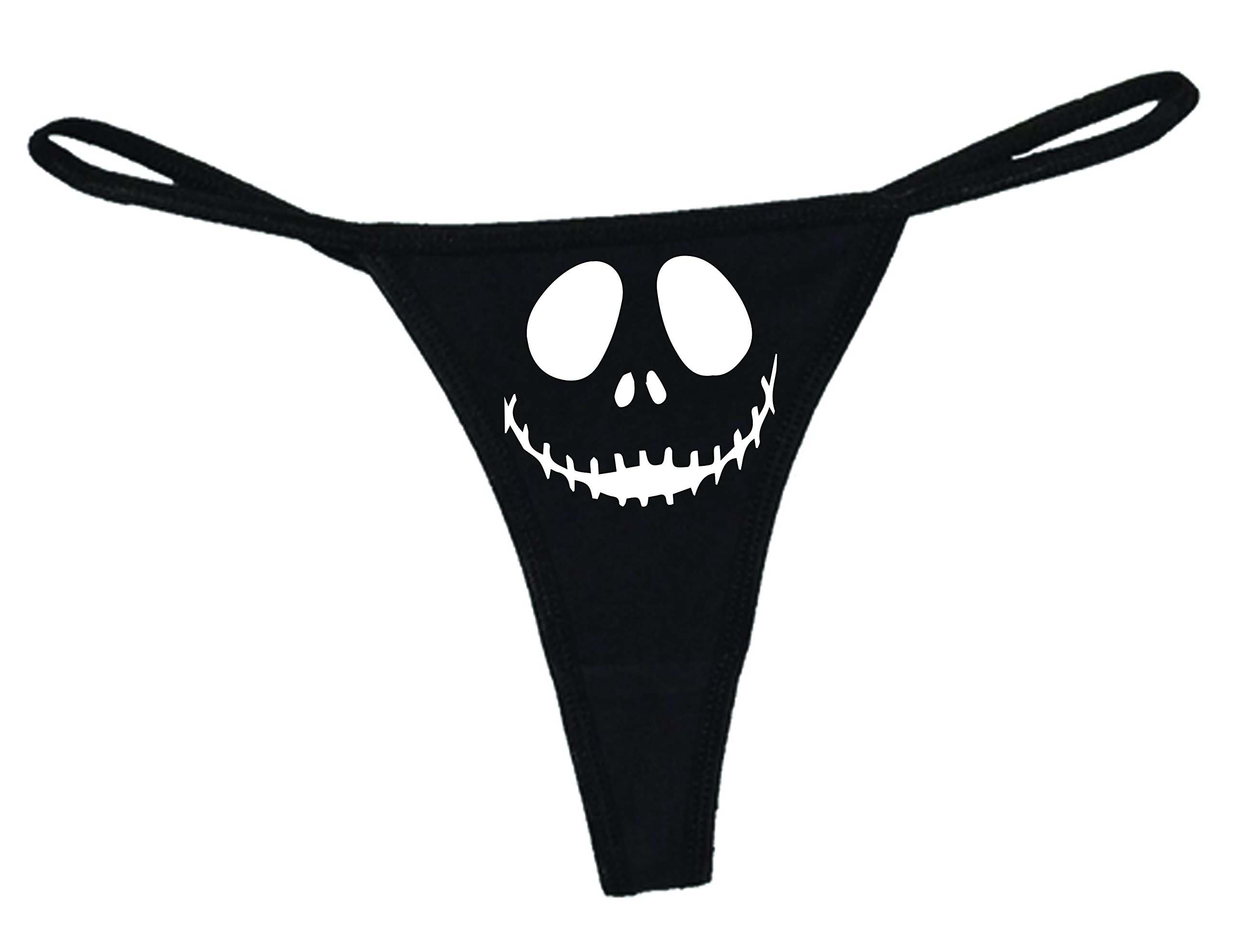 STUFF WITH ATTITUDENIGHTMARE BLACK THONG PANTIES