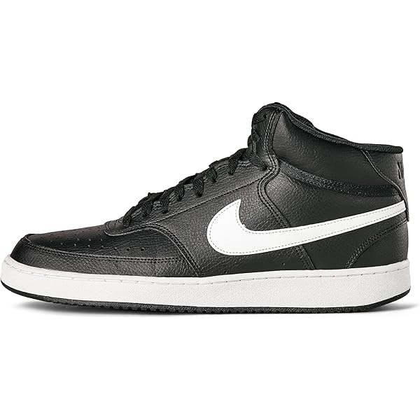 美品　NIKE 26.5㎝　 AIRJORDAN 1MID BLACK Nike Air Jordan 1 Mid AJ1 Black Off Noir Toe Men Casual