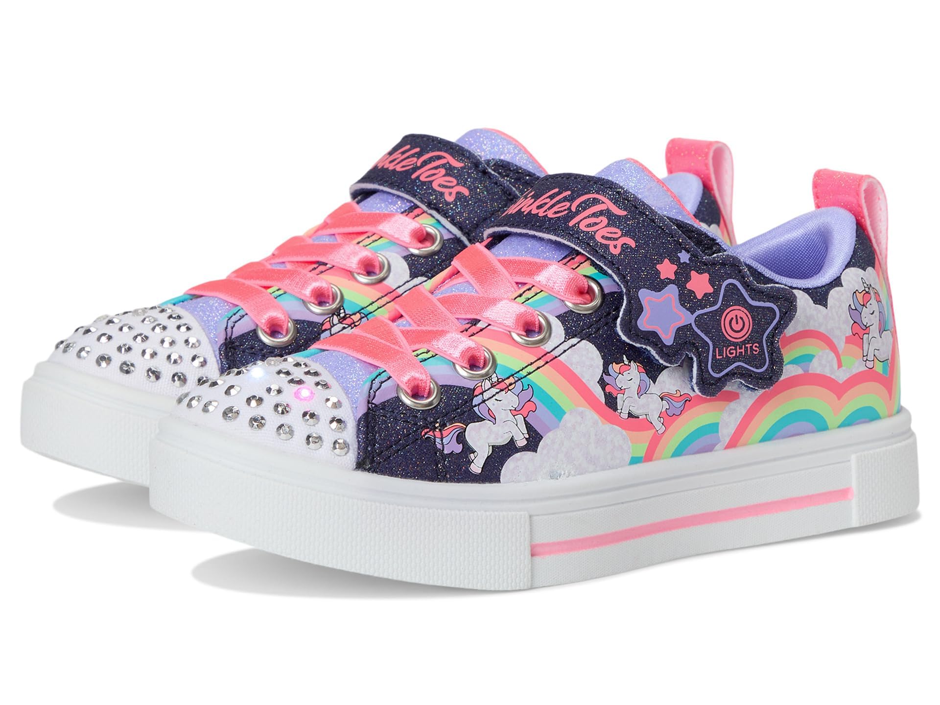 Skechers Twinkle Sparks - Jumpin' Clouds, Navy/Multi, 9 Image