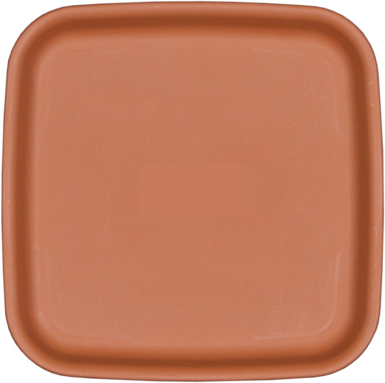 Muddy Hands Square Small/Large Plastic Plant Pot Saucers Planter Water Tray Base (42cm, Terracotta)