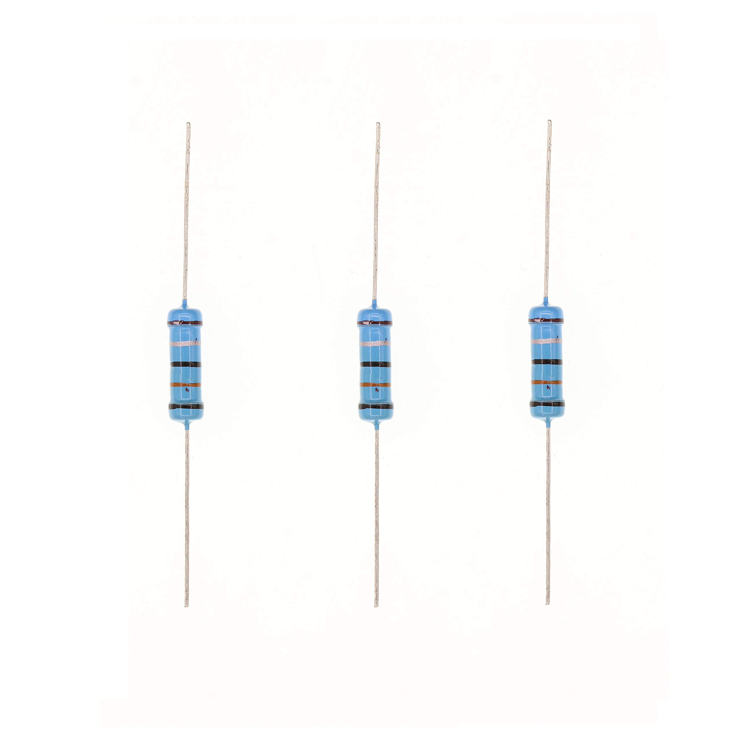 HUABAN 50PCS 2 Watts 2W 0R3 0.3 Ohm 1% Metal Film Resistor