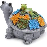 MOOTKA Turtle & Lazy Frog Ashtray with Lid, Handmade Cool Resin Ashtrays for Cigarettes as Home Decoration, Windproof Ash Tray for Indoor or Outdoor Use, Smoking Ash Tray Sets in Office Bar Hotel